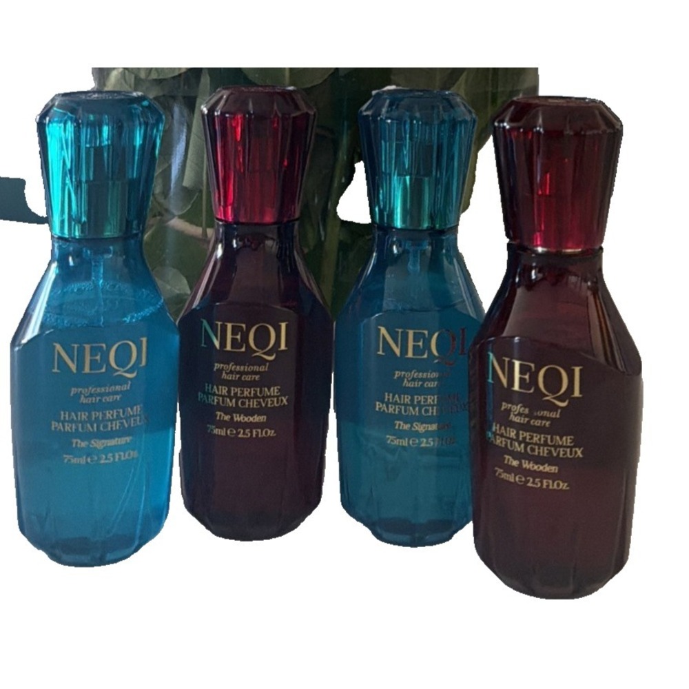 NEQI Professional Hair Care PERFUME The Signature Wooden  2.5 fl oz LOT OF 4 NEW